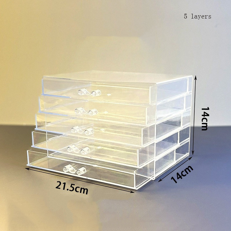 Transparente de 5 capas y 5 rejillas