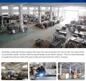 New kim loại phòng thí nghiệm bảng tùy chỉnh trường học khoa học bàn làm việc với bồn rửa sinh viên bảng và ghế sinh thái thân thiện bền - Product Image 5