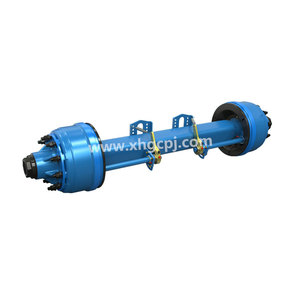 12吨圆型13吨车轴的拖车和半挂车盘式制动车轴 - Product Image 6