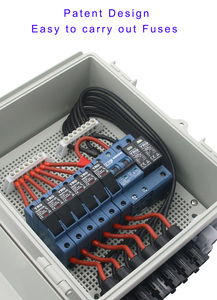 防水IP66PV6/16入力1出力1000V46ストリング15AABSソーラーPVアレイコンバイナーボックスDCブレーカー付きソーラーパネル - Product Image 4