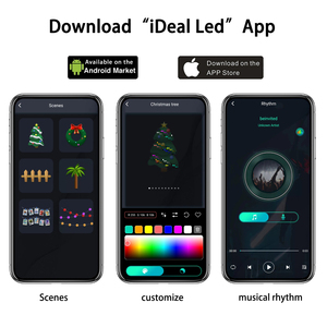 Smart LED Weihnachts baum Lichter Fee Girlande Remote App Fernbedienung USB-Stecker Lichterketten für Urlaub Dekoration - Product Image 4