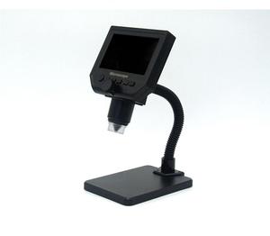 Digital 4.3&quot; Display <strong>Microscope</strong> 1-<strong>600X</strong> Magnifier 100-250V With 8 LED Adjustable Light Wth Gooseneck Bracket - Product Image 1