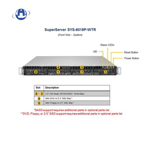 Used Supermicro SuperServer SYS-6019P-WTR <strong>Cloud</strong> <strong>Computing</strong> 12 DIMM Slots 1u Storage Server - Product Image 5