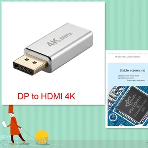 4K 60HzアダプタDP to HDTVコンバータ高性能アダプタ & コネクタADAPT CONNECTORオーディオビデオCABLタイプC to HDTV - Product Image 2