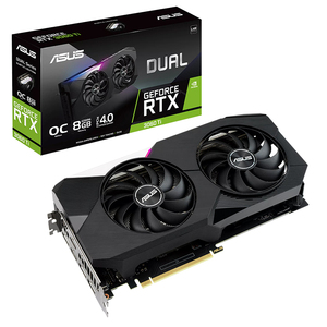 ASUS çift GeForce RTX 3060 Ti V2 OC Edition 8G 8GB GDDR6 256 Bit bellek ile oyun grafik kartı kullanılır - Product Image 1