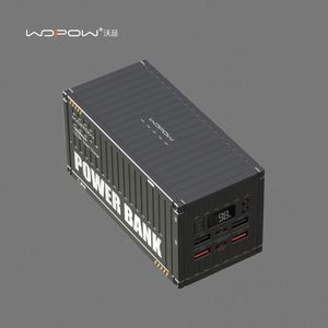 Wopow PD35 Unique <strong>Design</strong> 5USB <strong>Output</strong> with LED Light Outdoor 50000mah Large Capacity Power Station 22.5W PD High Speed Powerbank - Product Image 4