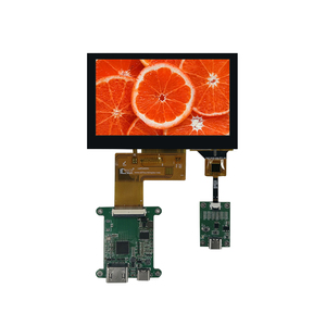 Display LCD Touch TFT da 4.3 pollici con scheda di interfaccia Audio-Video per il collegamento con Raspberry Pi - Product Image 1