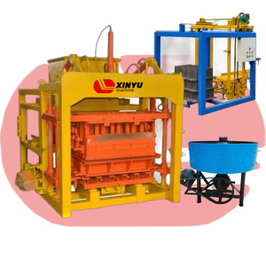 Hormigón Cemento Barro Arcilla Enclavamiento Ladrillos manuales Fabricación Maquinaria automática Máquina de bloques de hormigón - Product Image 2