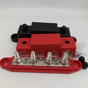 12V 24V 48V terminyterminalfuse Terminal bloğu otobüs çubuğu M8 çıtçıt güç bara güç dağıtım terminali kapaklı - Product Image 4