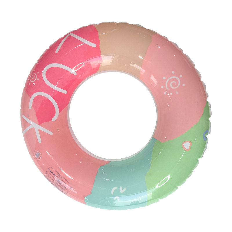 Bouée de natation arc-en-ciel porte-bonheur