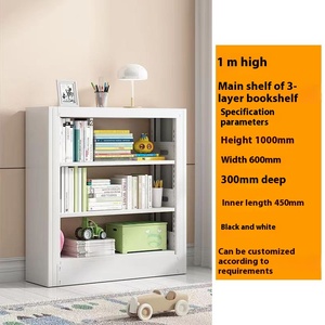 Modern stil Metal kitaplık raf ev için basit oturma odası çelik kitaplık çocuk resimli kitap kütüphane okuma alanı için - Product Image 6