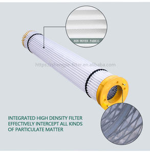 Картриджный фильтр для пылеуловителя с гофрированным рукавом для цементного силоса, воздушный фильтр для пылеуловителя - Product Image 5