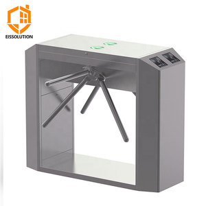 Eissolution Pedestrian Flows Passage Direction Semi-<strong>automatic</strong> 304 Stainless Steel Tripod Gate QR Code <strong>Access</strong> <strong>Control</strong> - Product Image 1