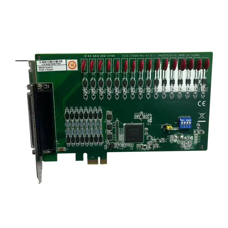 Relè a stato solido uscita 16 canali con filtraggio digitale e INTERRUPT isolato ingresso digitale PCIE scheda PCIE-1763DH-AE