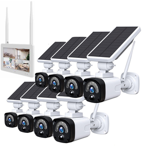 8Ch IP-pro 3,0 мегапиксельная Wi-Fi NVR с монитором IP CCTV сеть Ipsy резервная камера видеонаблюдения с солнечной батареей - Product Image 1