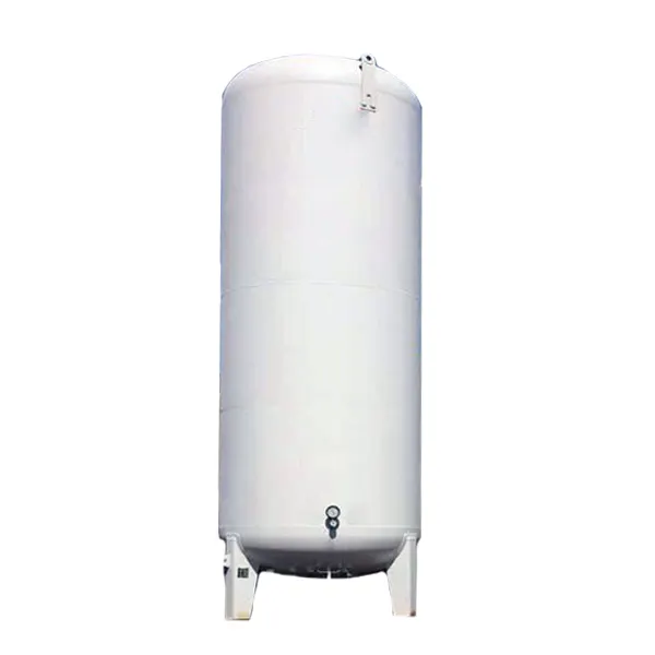 ASME standardı ile endüstriyel yatay yüksek basınçlı kap 10m 3 hidrojen gazı depolama tankı