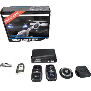 12V Precio de fábrica PKE Universal Car Remote Starter Engine SMART KEY Pulsador Start Stop Car Alarm System - Product Image 2