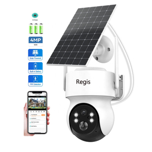 Regis nuevo Icsee 4MP 1,5 pulgadas Wifi Mini Cámara Pir disparador humanoide visión nocturna Cctv IP seguridad Cámara alimentada por energía Solar - Product Image 1