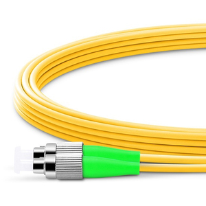 FC APC FC APC Simplex tek modlu Fiber optik yama kablosu yüksek hızlı Internet telekom veri ağları için 3.0mm PVC LSZH kablosu - Product Image 5