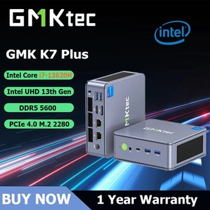 GMKtec K7 Plus Intel i7-13620H Gamingมินิแท็บเล็ตพีซี 10-core 16-ด้าย 16GB DDR5 512GB SSDมินิพีซีบ้านเดสก์ท็อปคอมพิวเตอร์ - Product Image 1