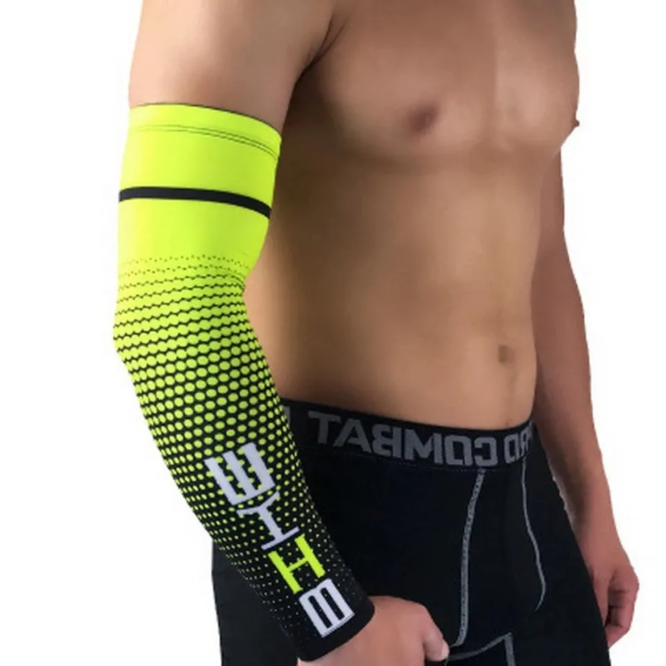 Best Selling Unisex Outdoor Football Cycling Sports Cooling Compression Arm Sleeves Cover Wrap UV Sun Protection Cover
