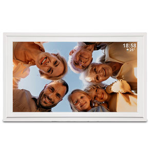 AMABOO 15.6 pollici <span class=keywords><strong>Wifi</strong></span> Cloud cornice digitale foto cornice Video cornice digitale Lcd riproduzione Loop Display Video