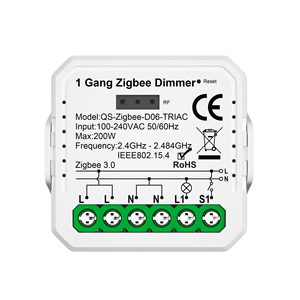 1CH/2CH Zigbee умный настенный переключатель светодиодный диммер модуль дистанционного управления Tuya Smart Life совместимый домашний DIY EU 240V требует Zigbee - Product Image 1