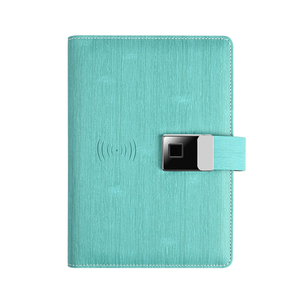 2024 Logotipo personalizado personal Aplicación inteligente Notebook Bloqueo de contraseña digital Diario seguro Agenda con cargador Banco de energía - Product Image 1