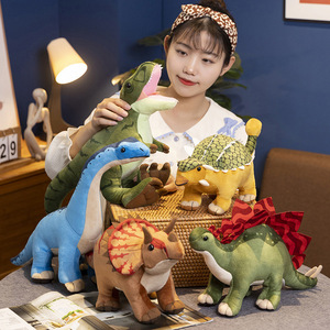 Simulation Dinosaur Plush <strong>Toys</strong> Triceratops Brachiosaurus Tyrannosaurus Rex Plush <strong>Toys</strong> Zoo Animal Plush <strong>Toys</strong> - Product Image 2