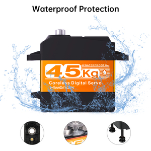 Высокоскоростной HPS-4527SG сервопривод Hiwonder с регулируемым углом 270 °, 45 кг, с высоким крутящим моментом, из нержавеющей стали, водонепроницаемый - Product Image 2