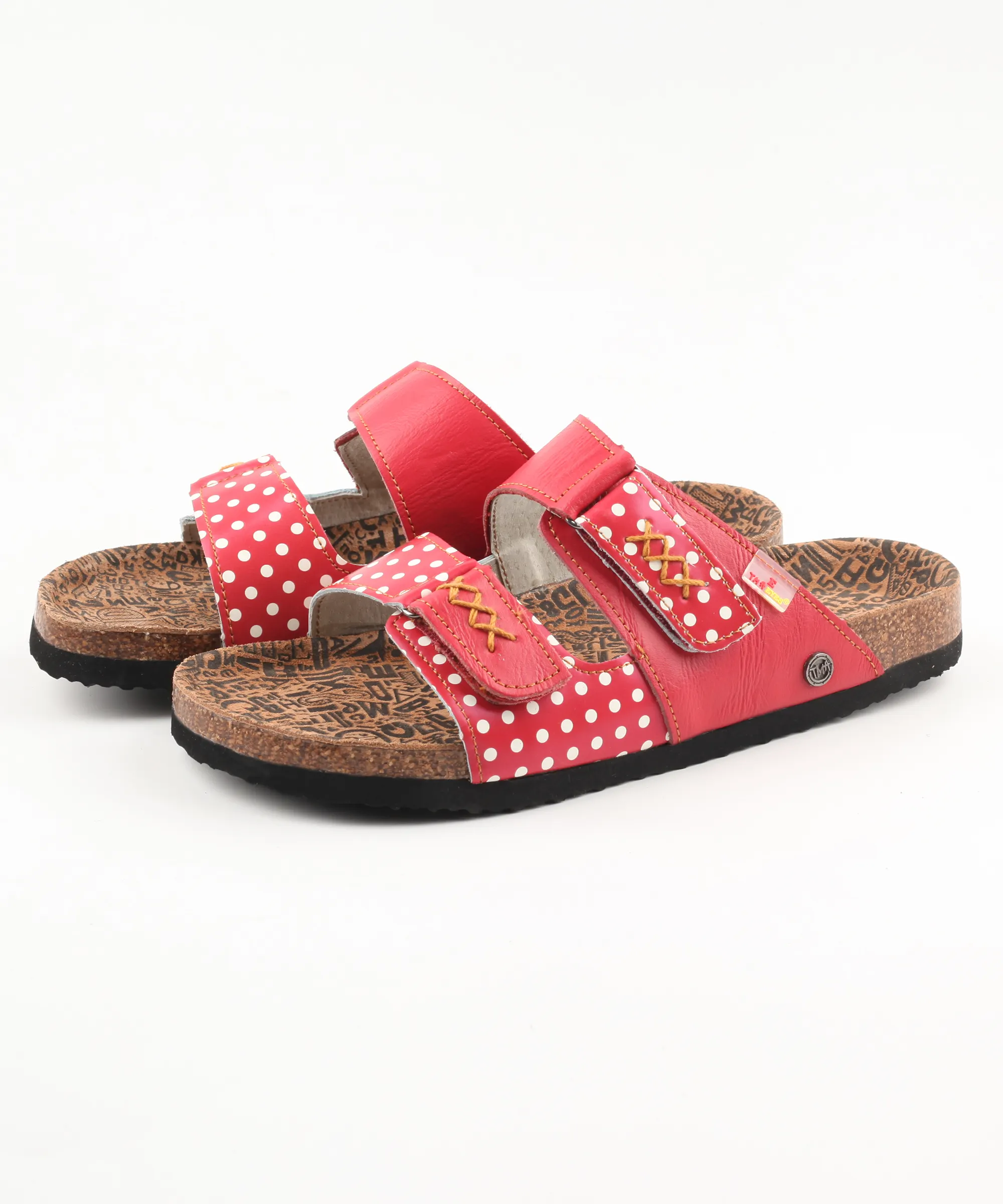 TMA EYES Wholesale Cheap Hot Sale Top Quality Fashion PU Leather Flip Flop Slipper For Sale Product Summer Cork Slides Slippers