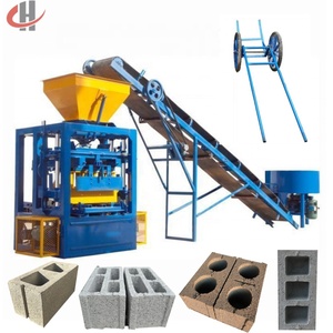Máquina de bloques de cemento para hacer bloques de cenizas volantes, máquina de fabricación de ladrillos de cemento de hormigón por dinero, máquina de bloques de cemento - Product Image 1