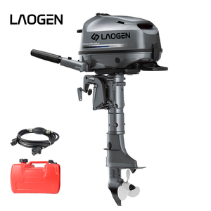 Laogenボート船外機工場4ストローク<span class=keywords><strong>6hp</strong></span>船外機エンジンマッチヤマハF6Cボートモーター船外機仕上げマン