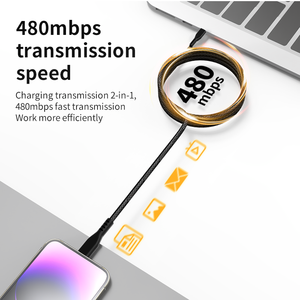 新设计1m尼龙编织PD 60W 100W USB C至C磁性存储C型快速充电电缆，适用于iPhone系列15 16平板电脑