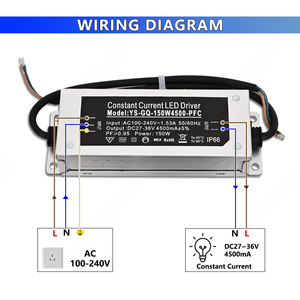 4500mA隔离驱动器电源恒流源LED照明变压器110V 220V AC至DC 27-36v电压转换器 - Product Image 4