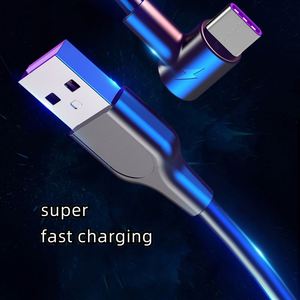 LG安卓5A快速充电数据线90度直角USB C型电缆