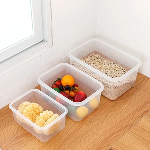 食品储物盒大容量多功能透明容器盒食品塑料容器 - Product Image 4