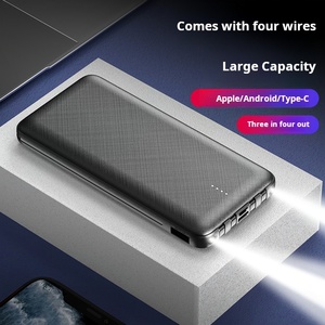 Mini cargador de teléfono de alta capacidad Banco de energía desechable portátil Salida de 20W Doble USB ABS Dispositivos móviles de uso único EE. UU. - Product Image 5