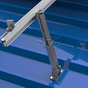 Factory Direct Wholesale Aluminum Solar Adjustable Back Base Roof Support <strong>Kit</strong> for Solar Roof Mounting System - Product Image 1
