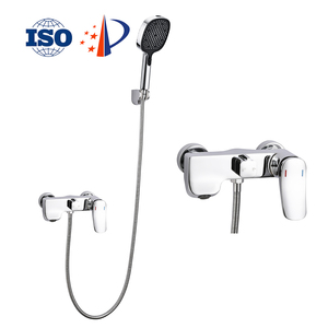 Hiện đại Chrome hai chức năng phòng tắm vòi sen ba chức năng tay phun Brass phòng tắm vòi nước màu xám phòng tắm Mixer - Product Image 1