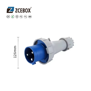 Zcebox 16a 32a 3p <span class=keywords><strong>125a</strong></span> 3p 4 5 pin ip44 ip67 110v 220v 380 415v זכר נקבה עמיד למים תקע תעשייתי ו & שקע
