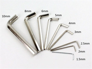 Ordinary <strong>Key</strong> Tool Torque Alen <strong>Key</strong> 1.5mm to 8 mm L-shaped Alloy Steel Hexagonal Wrench for Hex Socket Screw - Product Image 3