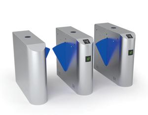 Eissolution EI-Y002S çift çip yaya erişim kontrolü turnike kapısı makinesi Arc kanatlı bariyer erişim kontrol sistemi okulları - Product Image 1