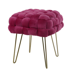 Le tabouret coloré de pouf de salon de style moderne place pour la chambre à coucher/salon