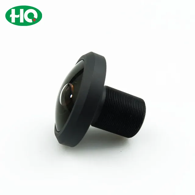 Image Circle 4.7mm 1/2.3" F2.0 12MP 1.55mm FOV 195 Degree 4K M12 S-mount Fisheye Ir Corrected CCTV Board Lens