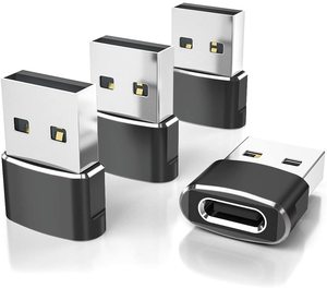 USB C母到USB公适配器2.0 3.0类型电源充电器电缆连接器