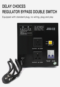 Tek fazlı Svc 1000 Watt voltaj sabitleyici 1kva 1.5kva 2000w röle veya Servo otomatik voltaj regülatörü Avr 2kw - Product Image 2