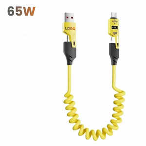 <strong>Nice</strong> Quality 65W Cable Fast Charging Mobile <strong>Charger</strong> Wire USB 2.0 Type-C Cable PD Quick Charging Data Cables for Phones - Product Image 2
