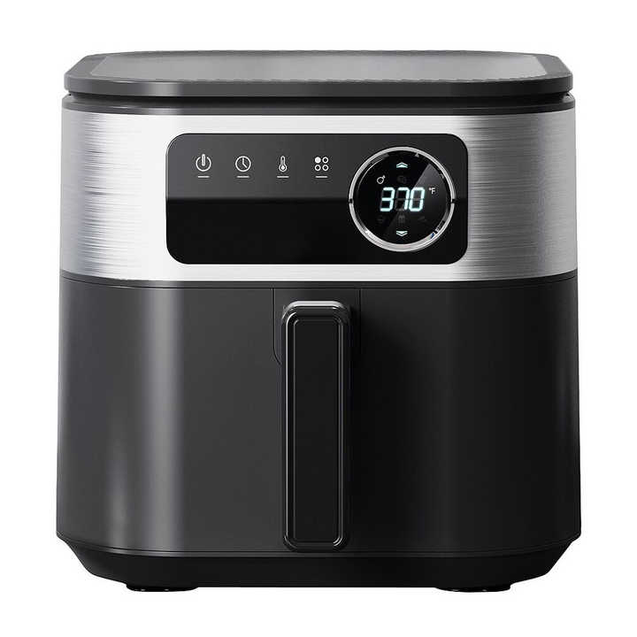 3 Function in 1 Digital 6 Liter 1800W Steamer Grill Freidora De Aire 6L 7L 8L Steam Pot Glass Lid Smart Air Fryer