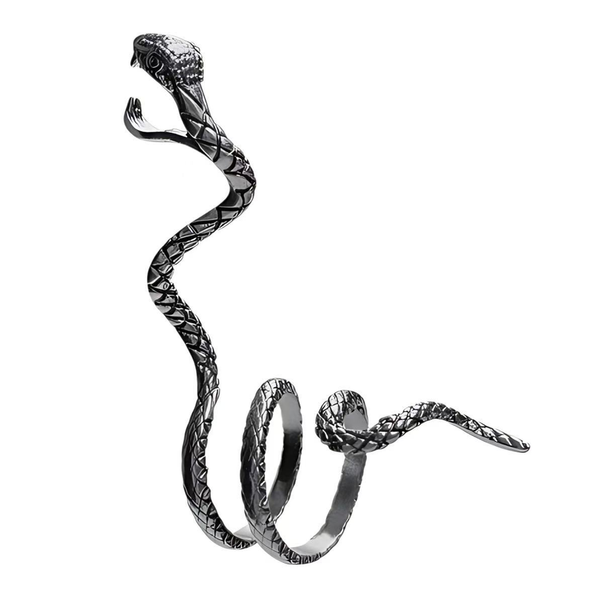 Noir - Long serpent sinueux